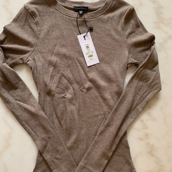 Tedi ribbed longsleeve crew neck t-shirt - Picture 4 of 5